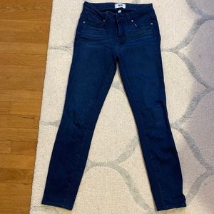 Size 26, dark skinny jeans, Paige brand